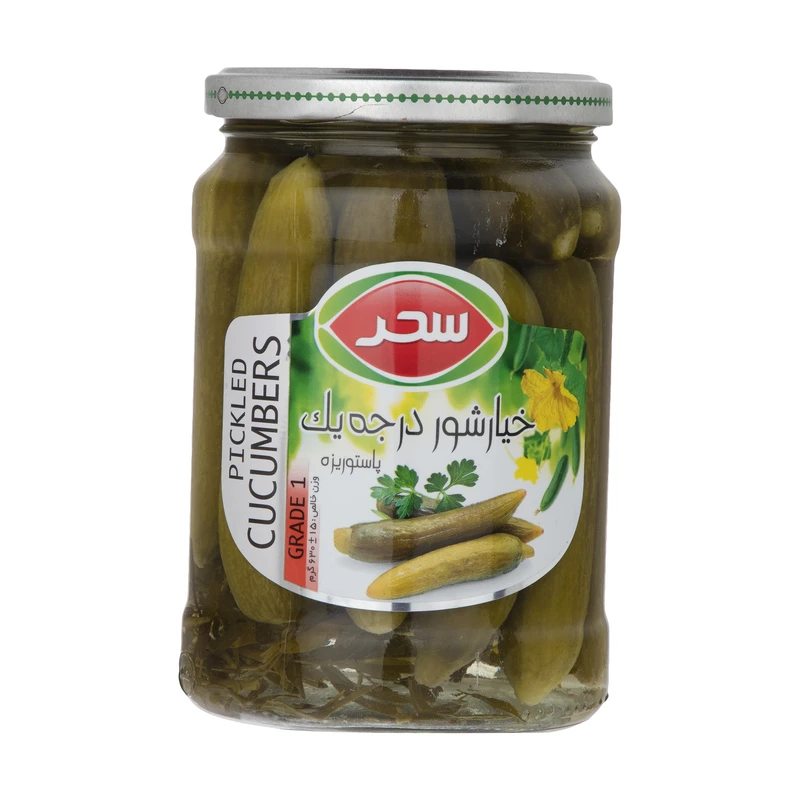 qualityq_90-38904 خیارشور درجه یک سحر - 630 گرم - تصویر 1