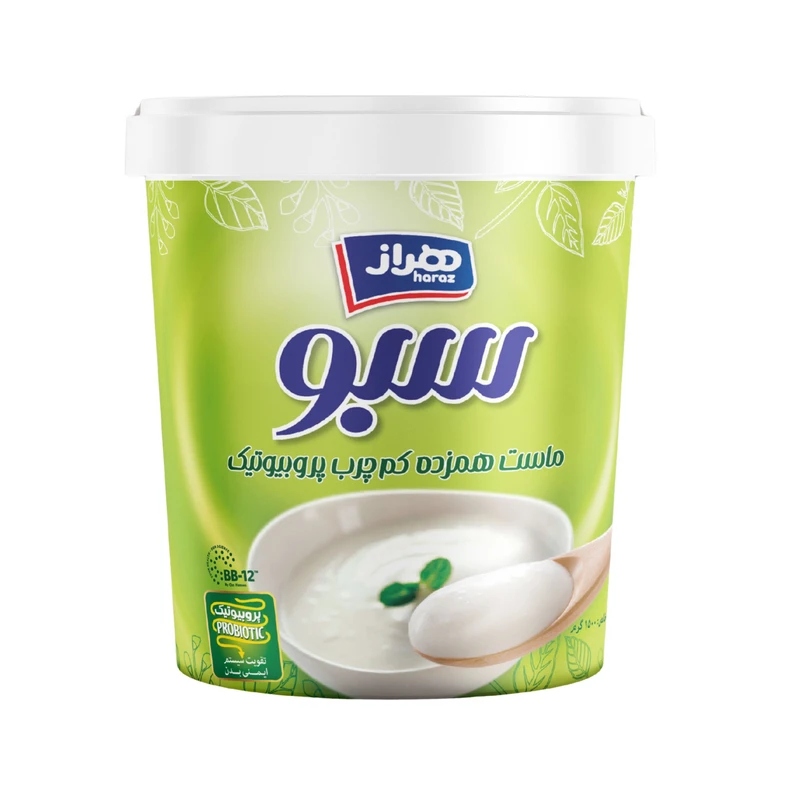 qualityq_90-39440 ماست همزده کم چرب هراز - 1.5 کیلوگرم - تصویر 1