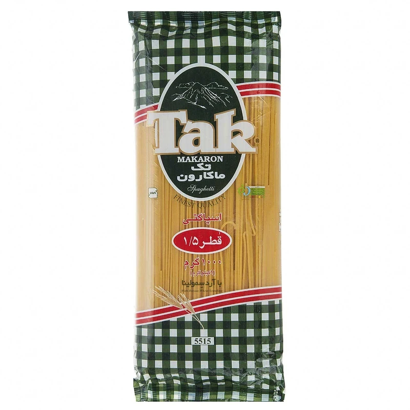 qualityq_90-3973 اسپاگتی قطر 1.5 تک ماکارون مقدار 1000 گرمی - تصویر 1