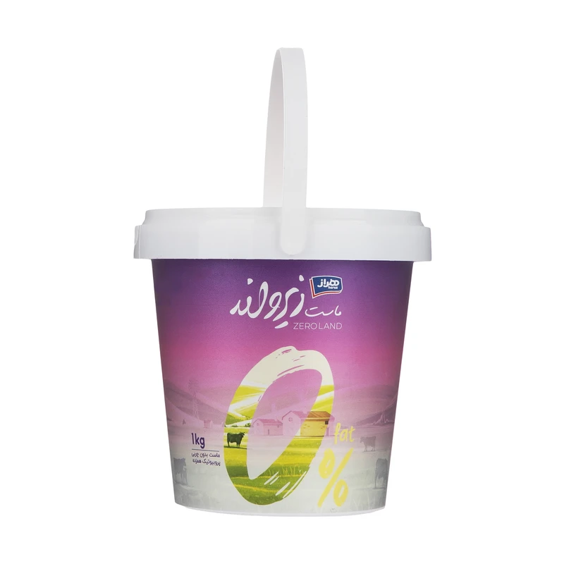 qualityq_90-39975 ماست همزده بدون چربی زیرولند هراز - 1 کیلوگرم - تصویر 1