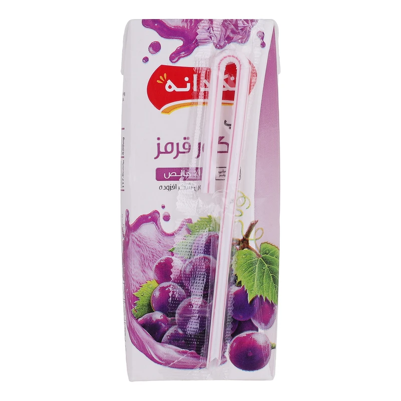 qualityq_90-40760 آب انگور قرمز تکدانه حجم 200 میلی لیتر - تصویر 1