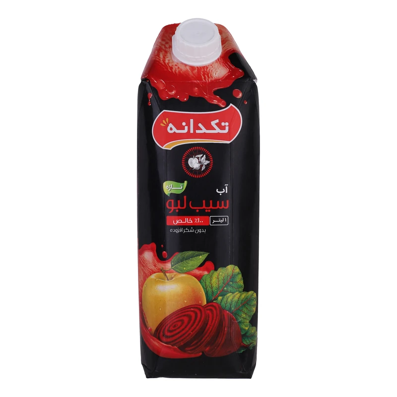 qualityq_90-40796 آب سیب و لبو تکدانه - 1 لیتر - تصویر 1