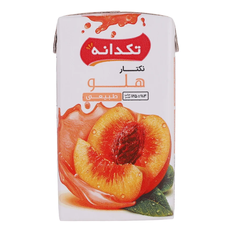qualityq_90-40909 آبمیوه هلو تکدانه - 125 میلیلیتر - تصویر 1