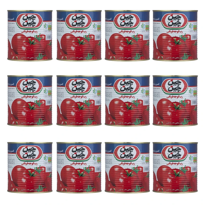 qualityq_90-41250 رب گوجه فرنگی چین چین - 800 گرم بسته 12عددی - تصویر 1