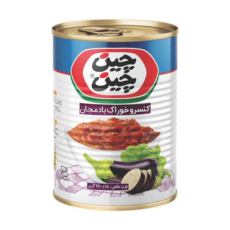 qualityq_90-41308 کنسرو خوراک بادمجان چین چین - 380 گرم - تصویر 1