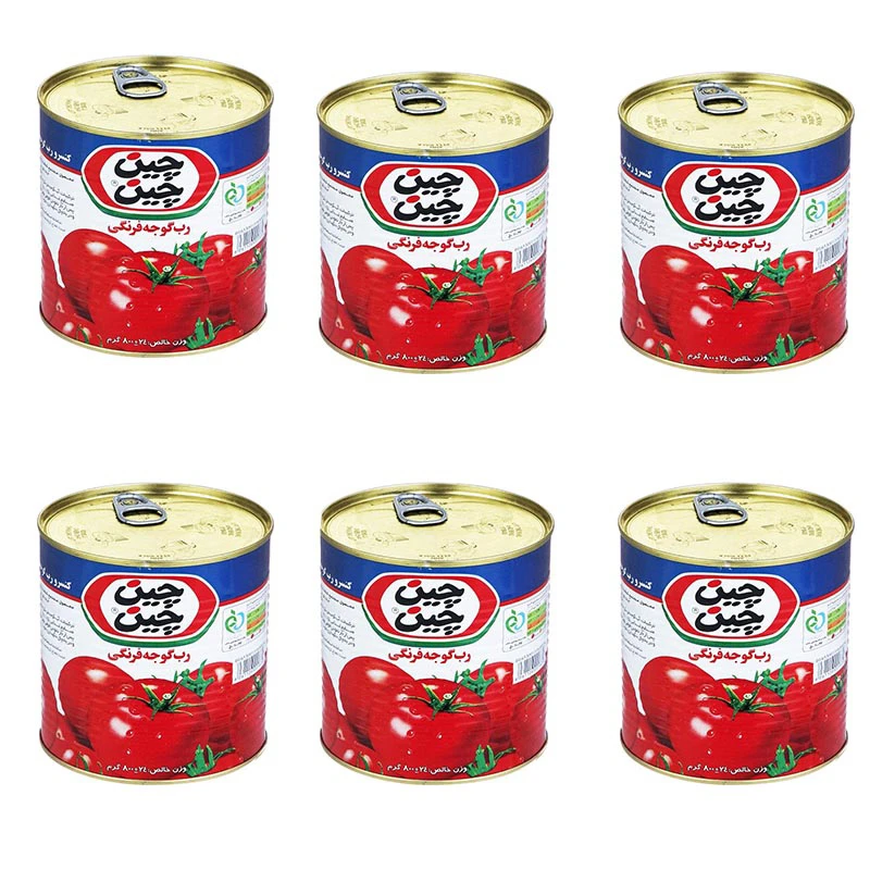 qualityq_90-41328 رب گوجه فرنگی چین چین - 800 گرم بسته 6 عددی - تصویر 1