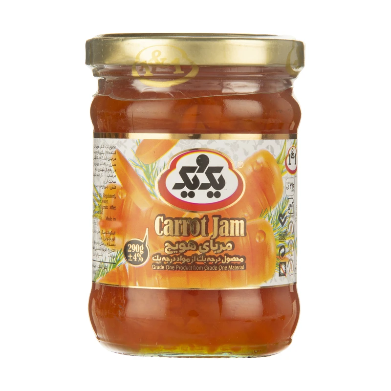 qualityq_90-41709 مربای هویج یک و یک - 290 گرم - تصویر 1