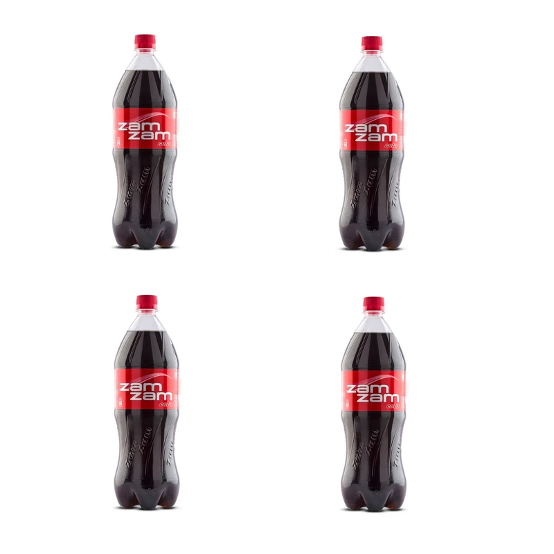 qualityq_90-42900 نوشابه کولا گازدار زمزم- 1.5 لیتر بسته 4 عددی - تصویر 1