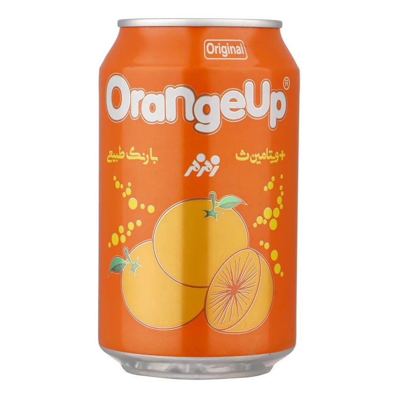 qualityq_90-43032 نوشابه گازدار با طعم پرتقال زمزم - 330 میلی لیتر - تصویر 1