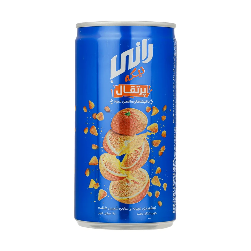 qualityq_90-43109 نوشیدنی پرتقال حاوی تیکه های واقعی میوه رانی - 180 میلی لیتر - تصویر 1