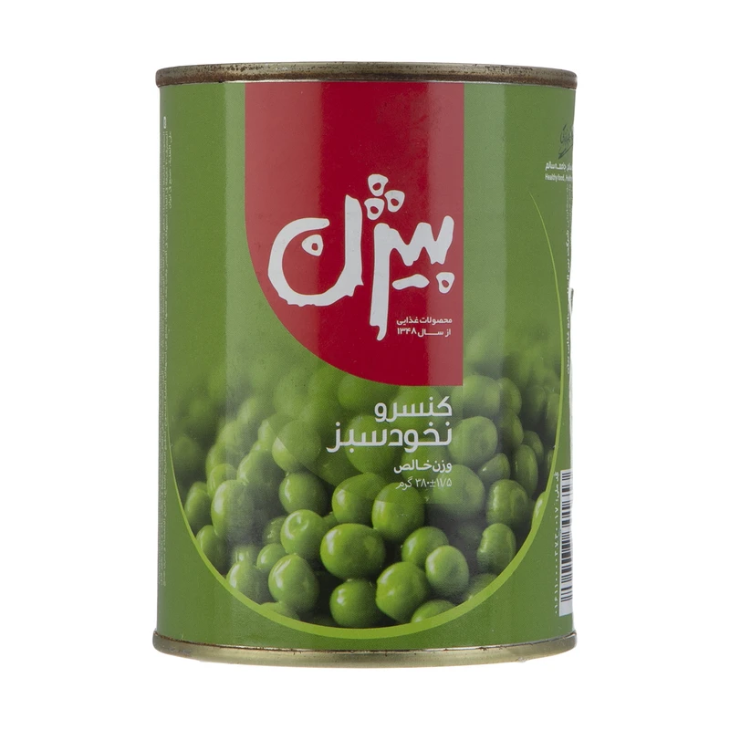 qualityq_90-43670 کنسرو نخود سبز بیژن - 380 گرم - تصویر 1