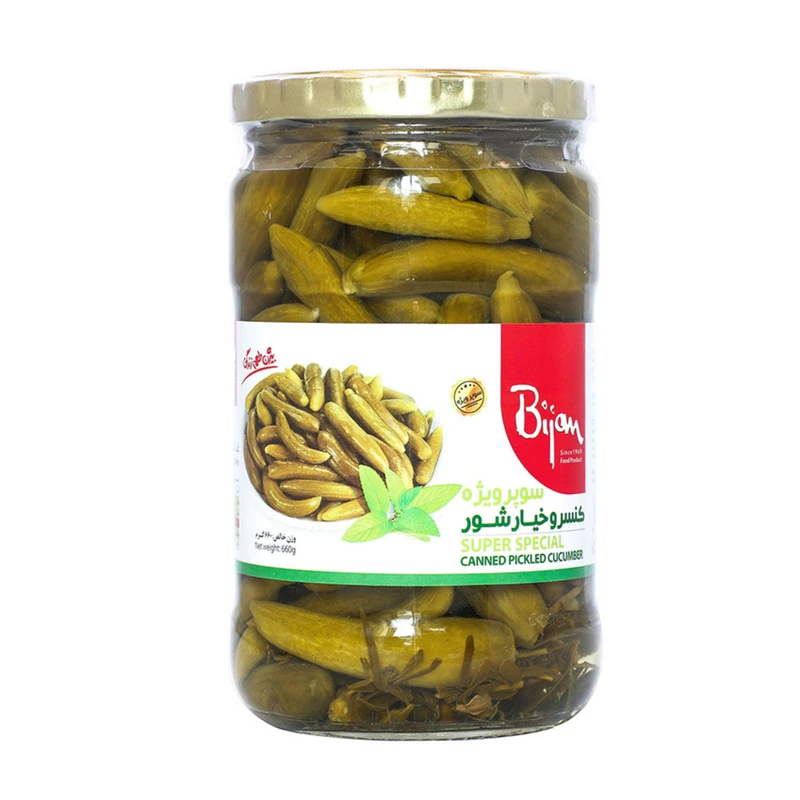 qualityq_90-43795 خیارشور سوپر ویژه بیژن - 660 گرم - تصویر 1