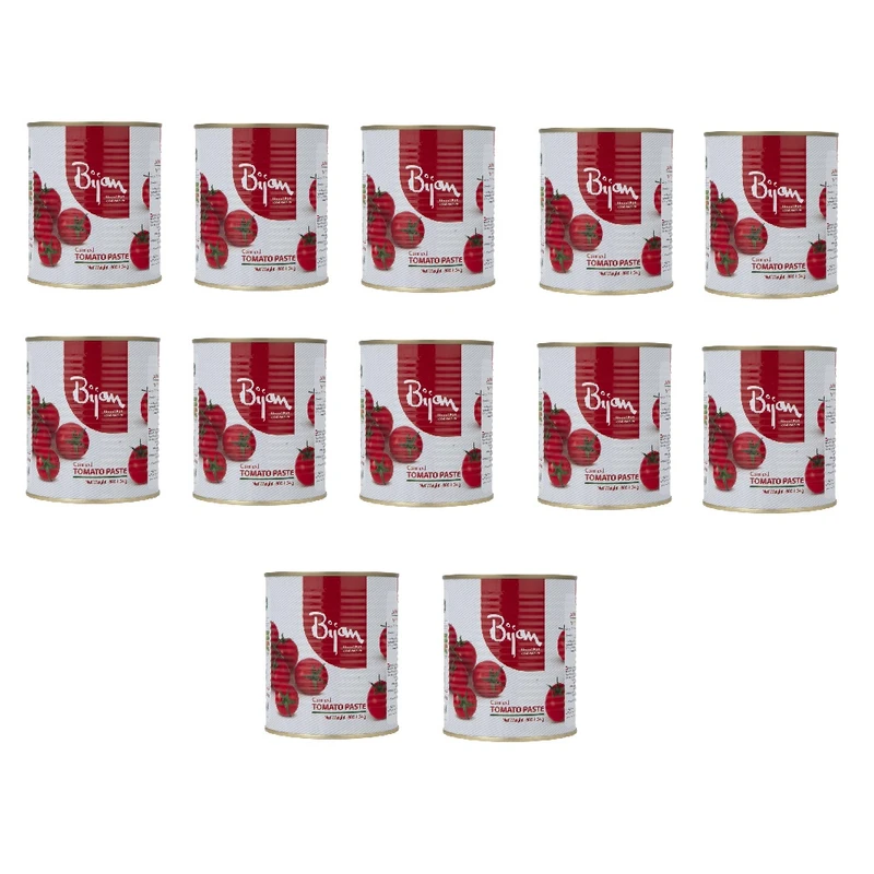 qualityq_90-43898 رب گوجه فرنگی بیژن - 800 گرم مجموعه 12 عددی - تصویر 1