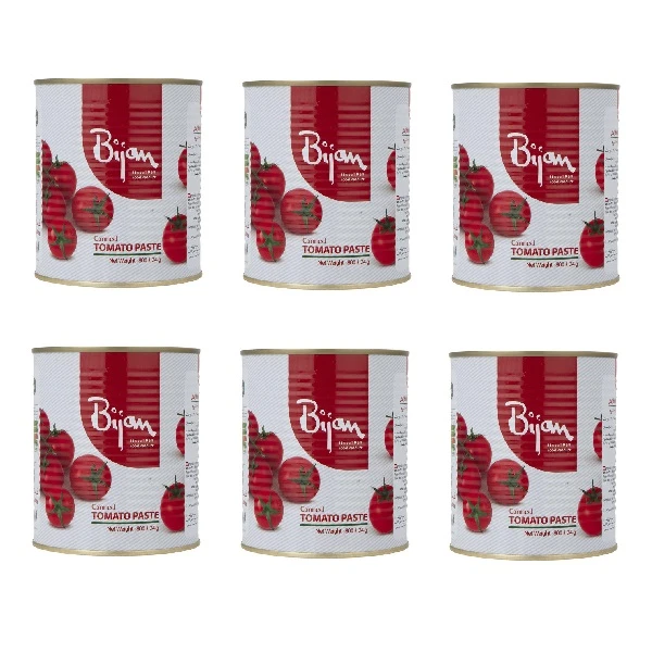 qualityq_90-43921 رب گوجه فرنگی بیژن - 800 گرم مجموعه 6 عددی - تصویر 1