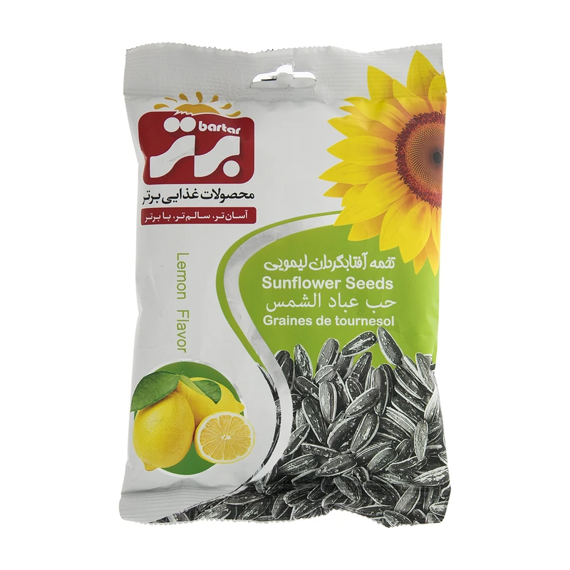 qualityq_90-44360 تخمه آفتاب گردان لیمویی برتر - 125 گرم - تصویر 1