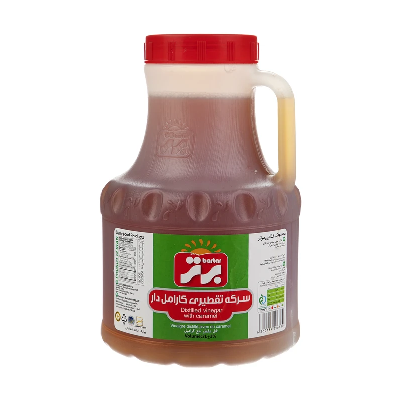 qualityq_90-44427 سرکه تقطیری کارامل دار برتر - 3 لیتر - تصویر 1