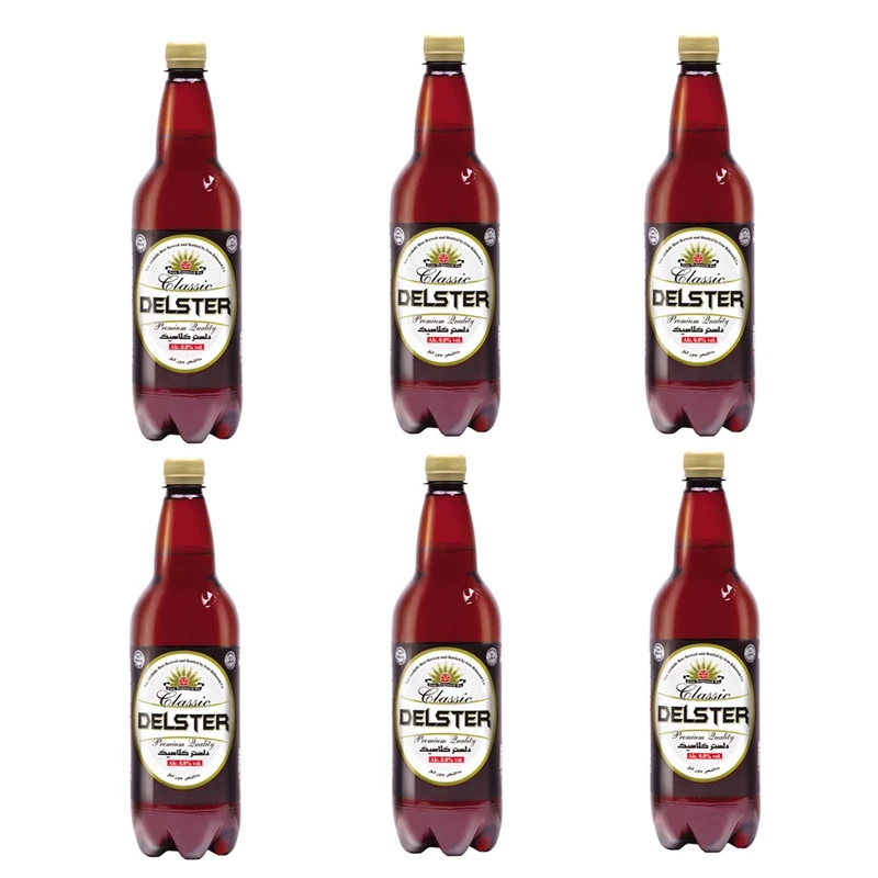 qualityq_90-44819 نوشیدنی مالت ساده کلاسیک دلستر -1 لیتر بسته 6 عددی - تصویر 1