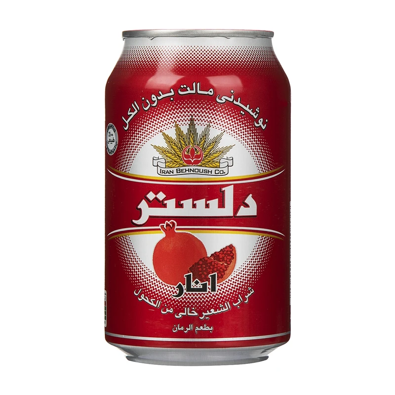 qualityq_90-44888 نوشیدنی مالت انار دلستر - 330 میلی لیتر - تصویر 1