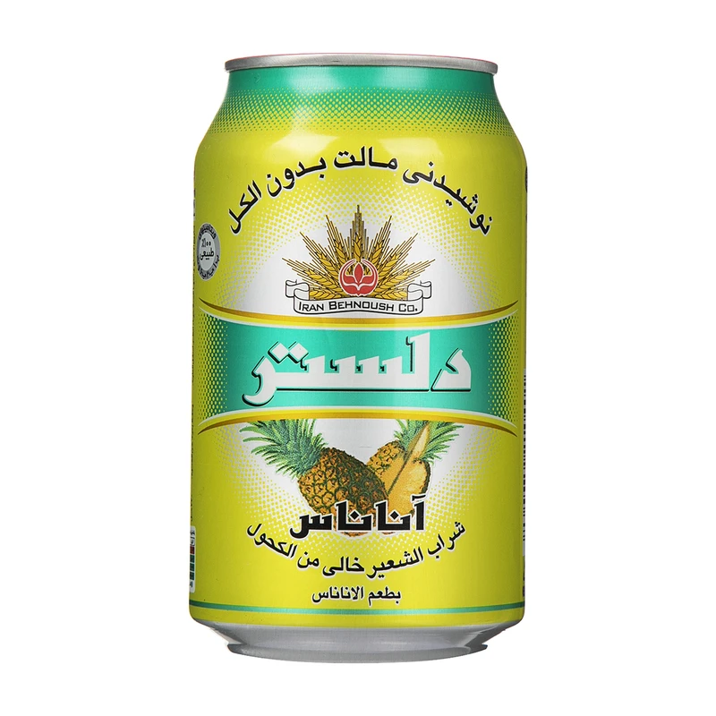 qualityq_90-44891 نوشیدنی مالت آناناس دلستر - 330 میلی لیتر - تصویر 1