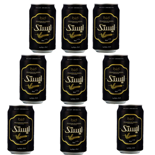 qualityq_90-45036 ماءالشعیر کلاسیک ایستک -330 میلی لیتر بسته 9 عددی - تصویر 1