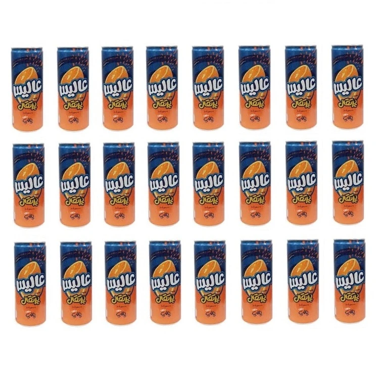 qualityq_90-45358 نوشیدنی بدون گاز پرتقال عالیس بسته 24 عددی - تصویر 1