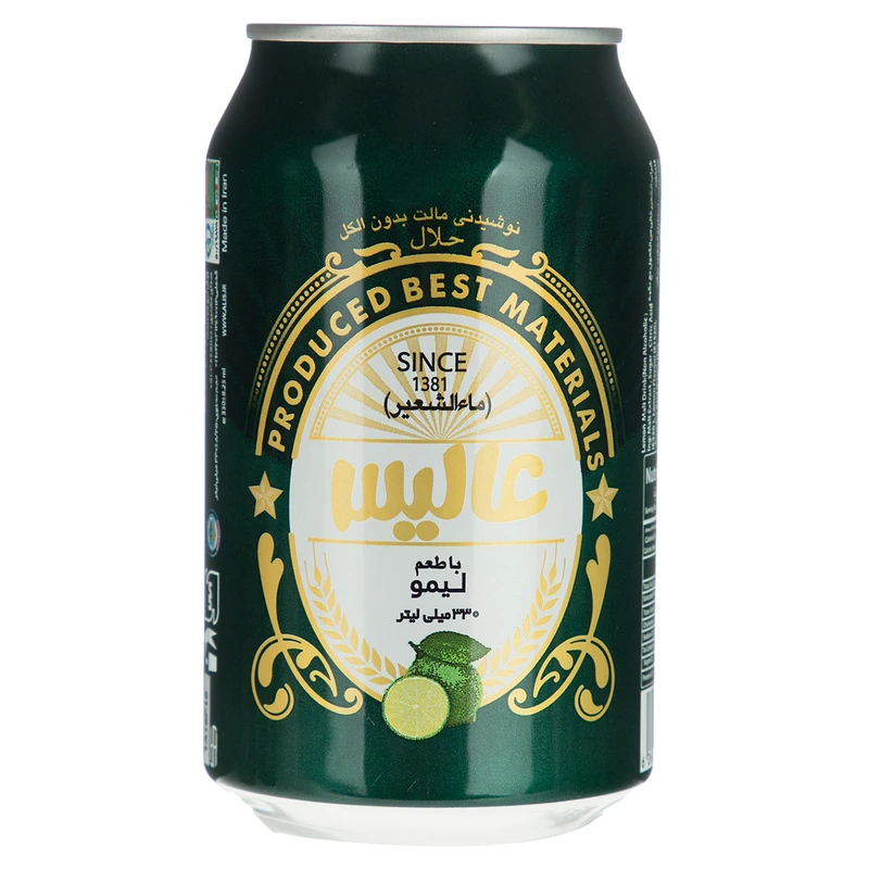 qualityq_90-45475 نوشیدنی مالت عالیس با طعم لیمو مقدار 330 میلی لیتر - تصویر 1