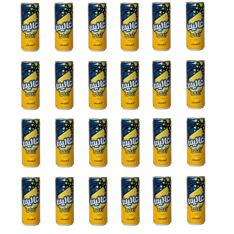 qualityq_90-45666 نوشیدنی بدون گاز آناناس عالیس بسته 24 عددی - تصویر 1