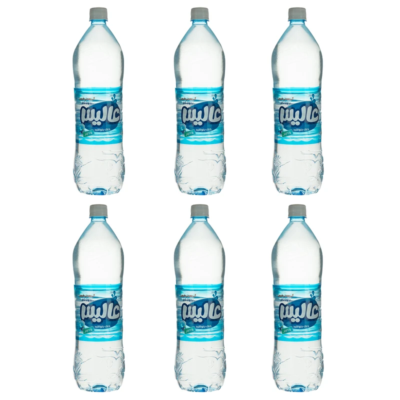 qualityq_90-45699 آب معدنی طبیعی عالیس مقدار 1500 میلی لیتر بسته 6 عددی - تصویر 1