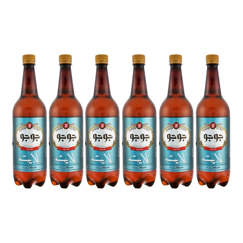 qualityq_90-46014 ماءالشعیر کلاسیک لایت جوجو - 1 لیتر بسته 6 عددی - تصویر 1