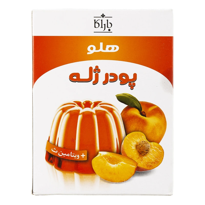 qualityq_90-46602 پودر ژله هلو باراکا - 100 گرم - تصویر 1
