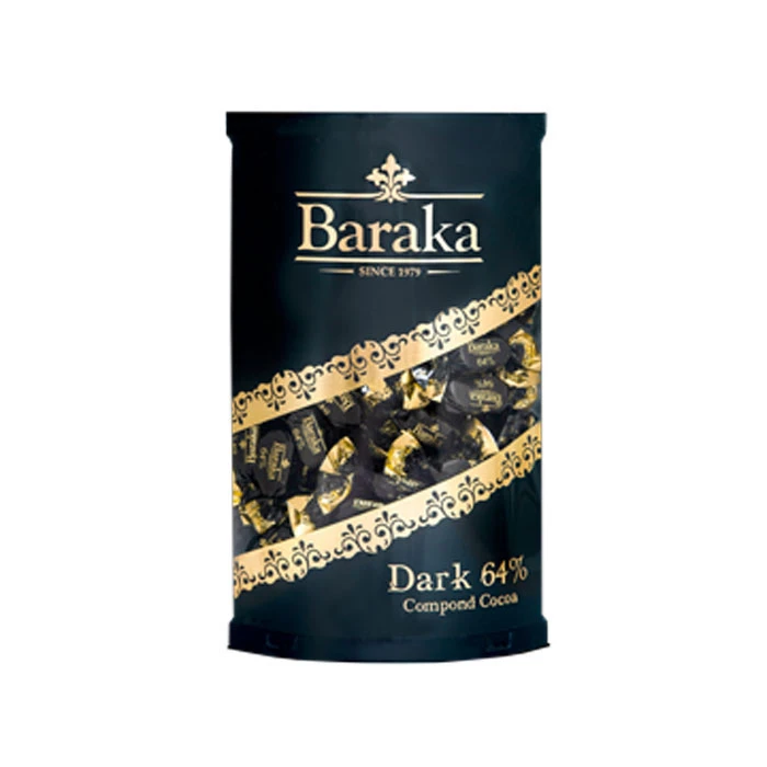 qualityq_90-46898 فرآورده کاکائویی 64 درصد مغز دار تیره باراکا- 400 گرم - تصویر 1