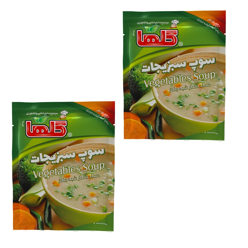 qualityq_90-47298 سوپ نیمه آماده سبزیجات گلها - 70 گرم بسته 2 عددی - تصویر 1