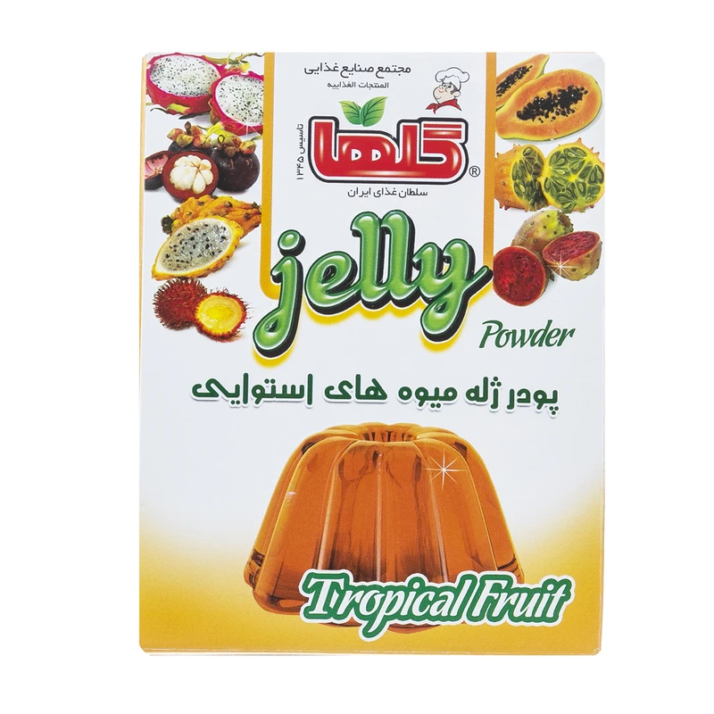 qualityq_90-47366 پودر ژله میوههای استوایی گلها مقدار 100 گرم - تصویر 1