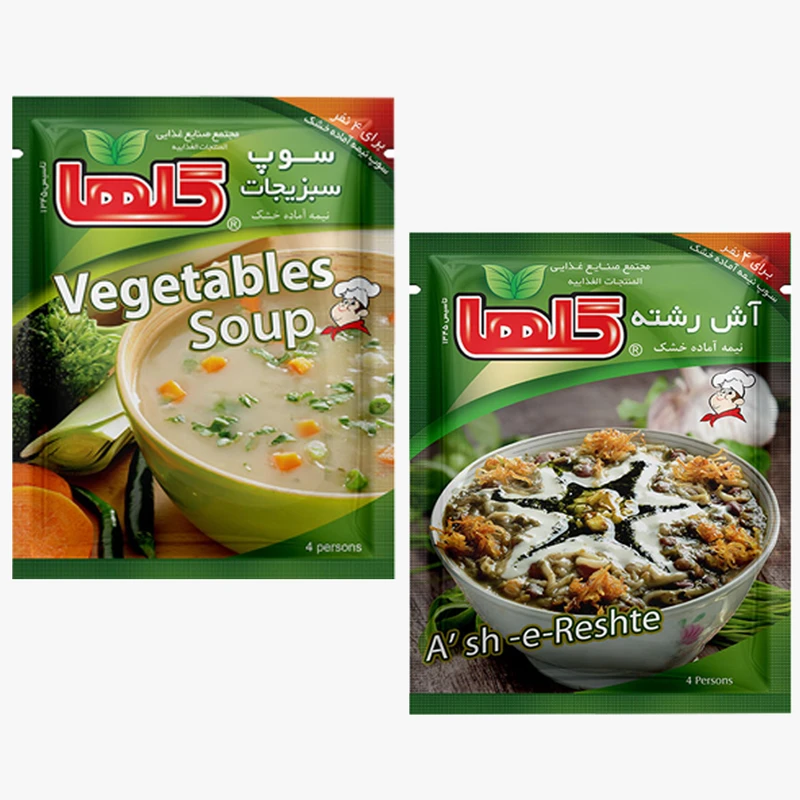 qualityq_90-47377 سوپ سبزیجات و آش نیمه آماده گلها - 70 گرم - تصویر 1