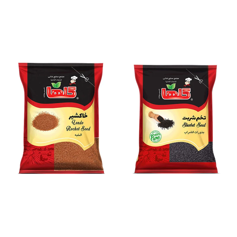 qualityq_90-47589 تخم شربتی و خاکشیر گلها- 50 گرم بسته 2 عددی - تصویر 1
