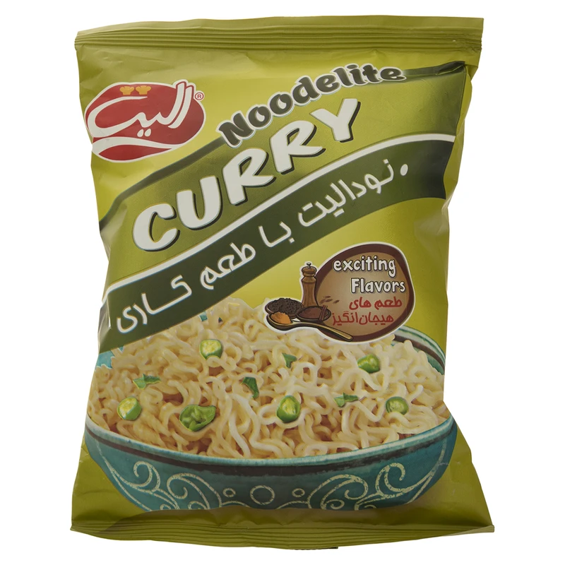 qualityq_90-47901 نودل با طعم کاری الیت - 75 گرم - تصویر 1