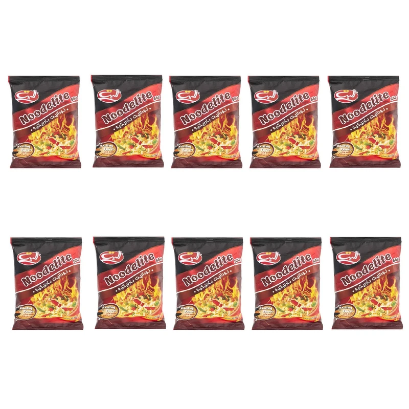 qualityq_90-47906 نودل با طعم باربیکیو الیت - 75 گرم بسته 10 عددی - تصویر 1