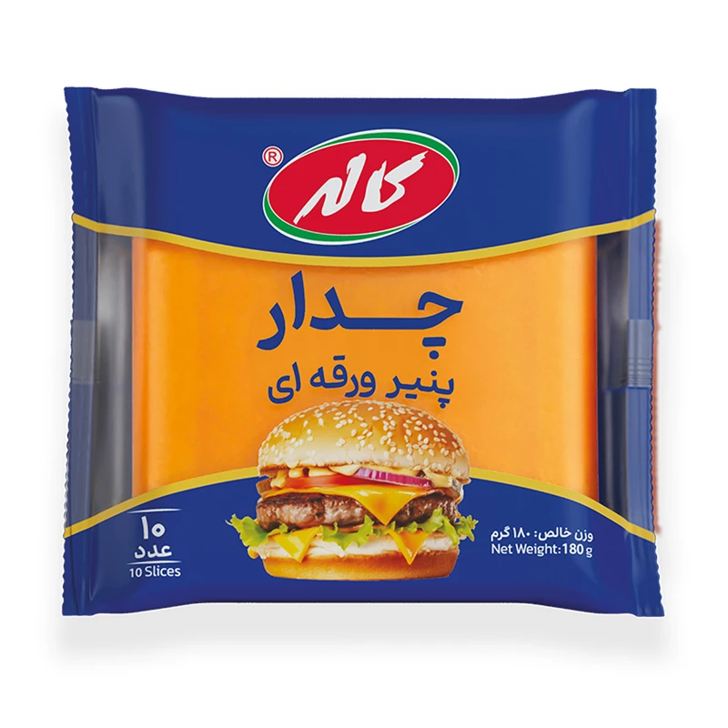 qualityq_90-4794 پنیر ورقه ای چدار کاله مقدار 180گرم - تصویر 1