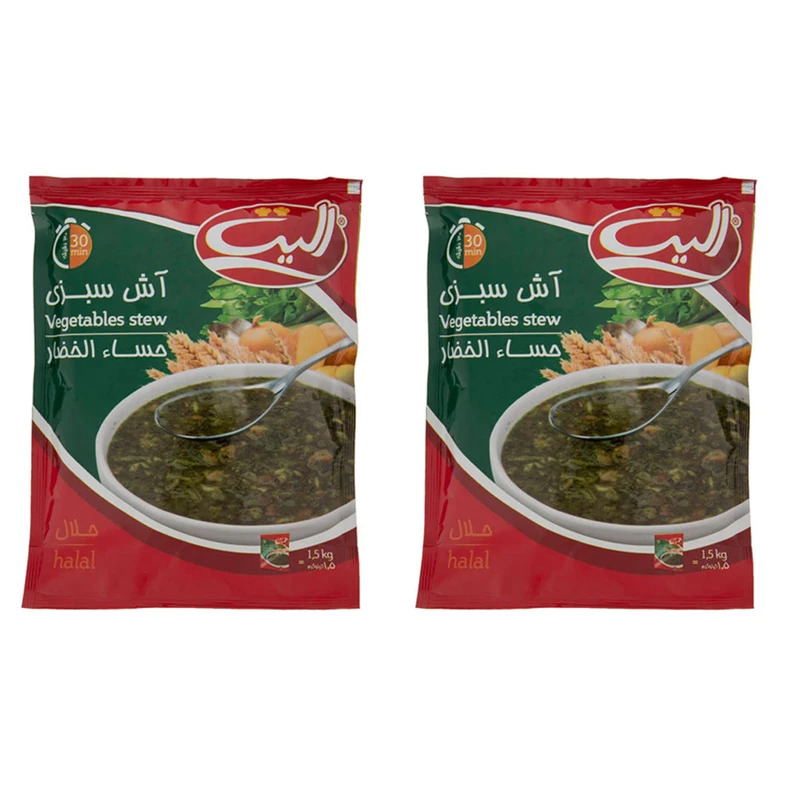 qualityq_90-48176 آش سبزی نیمه آماده الیت - 180 گرم بسته 2 عددی - تصویر 1