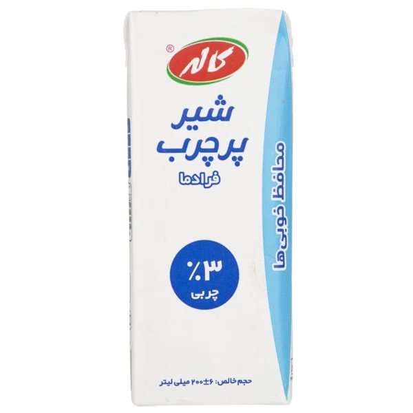 شیر پرچرب فرادما کاله حجم 0.2 لیتر