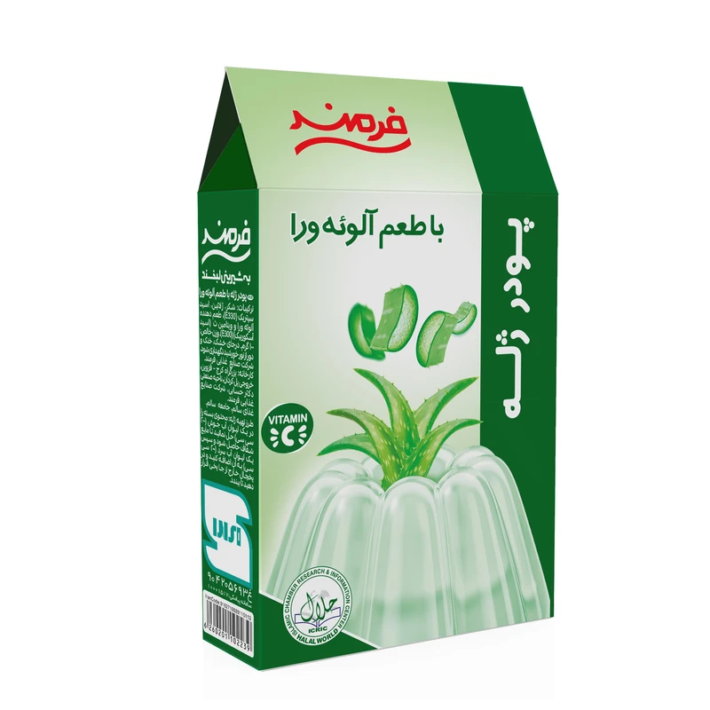 qualityq_90-49213 پودر ژله آلوئه ورا فرمند - 100 گرم - تصویر 1
