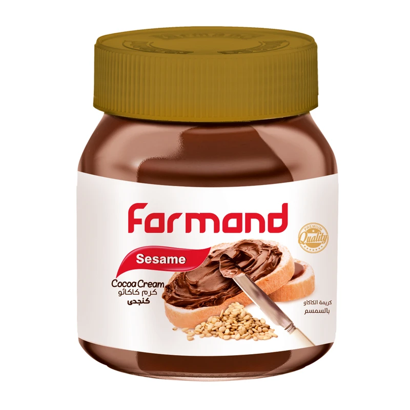 qualityq_90-49215 کرم کاکائو کنجدی فرمند مقدار 200 گرم - تصویر 1