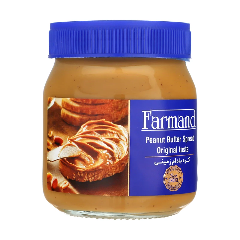 qualityq_90-49306 کره بادام زمينی فرمند - 330 گرم - تصویر 1