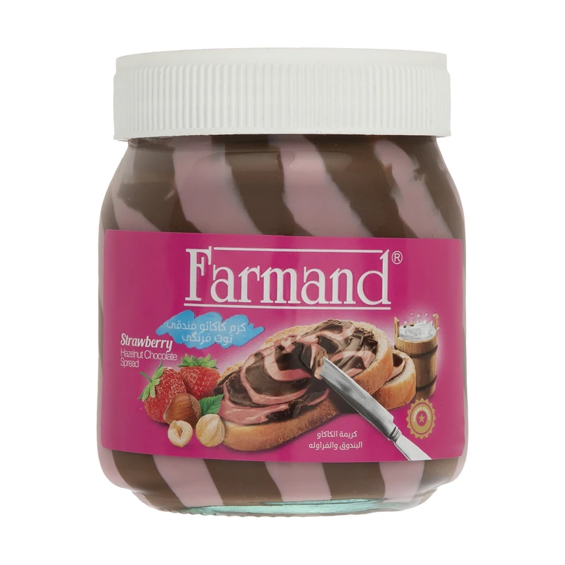 qualityq_90-49357 شکلات صبحانه فندقی فرمند با طعم توت فرنگی - 330 گرم - تصویر 1