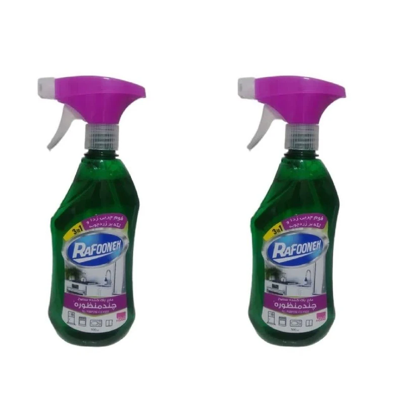 qualityq_90-50030 اسپری پاک کننده چند منظوره سطوح رافونه مدل 1-3 حجم 800 میلی لیتر بسته 2 عددی - تصویر 1