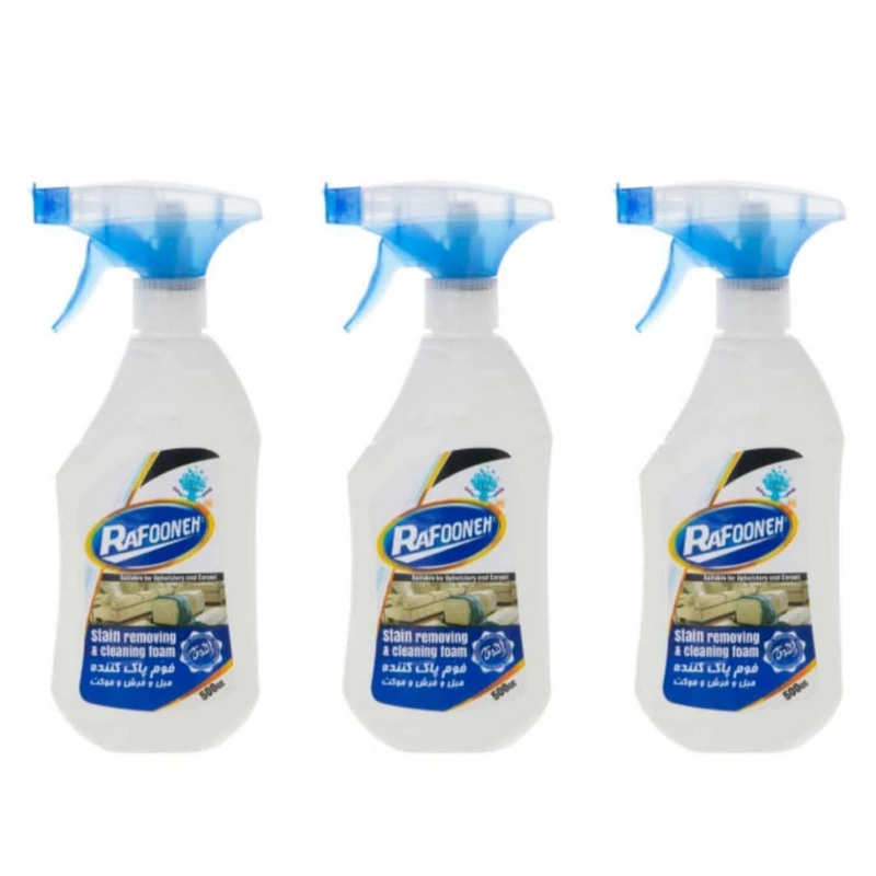 qualityq_90-50049 اسپری فوم لکه بر فرش و مبل و موکت رافونه مدل 0254 حجم 500 میلی لیتر بسته 3 عددی - تصویر 1