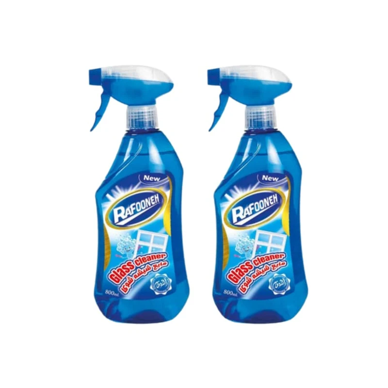 qualityq_90-50267 شیشه پاک کن رافونه مدل 1+1 BLU کد 002 حجم 800 میلی لیتر مجموعه 2 عددی - تصویر 1