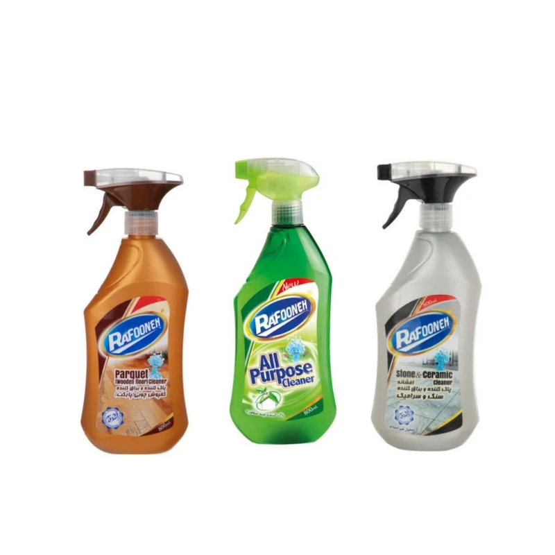 qualityq_90-50281 اسپری پاک کننده چند منظوره سطوح و سنگ و سرامیک و پارکت رافونه کد 33 حجم 800 میلی لیتر بسته 3 عددی - تصویر 1