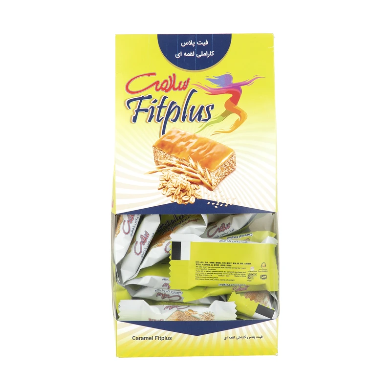 qualityq_90-51157 فیت پلاس کاراملی لقمه ای سلامت - 280 گرم - تصویر 1