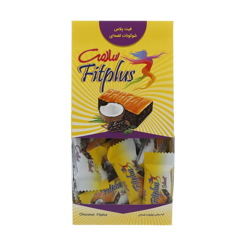 qualityq_90-51190 فیت پلاس نارگیل شکلاتی سلامت - 280 گرم - تصویر 1